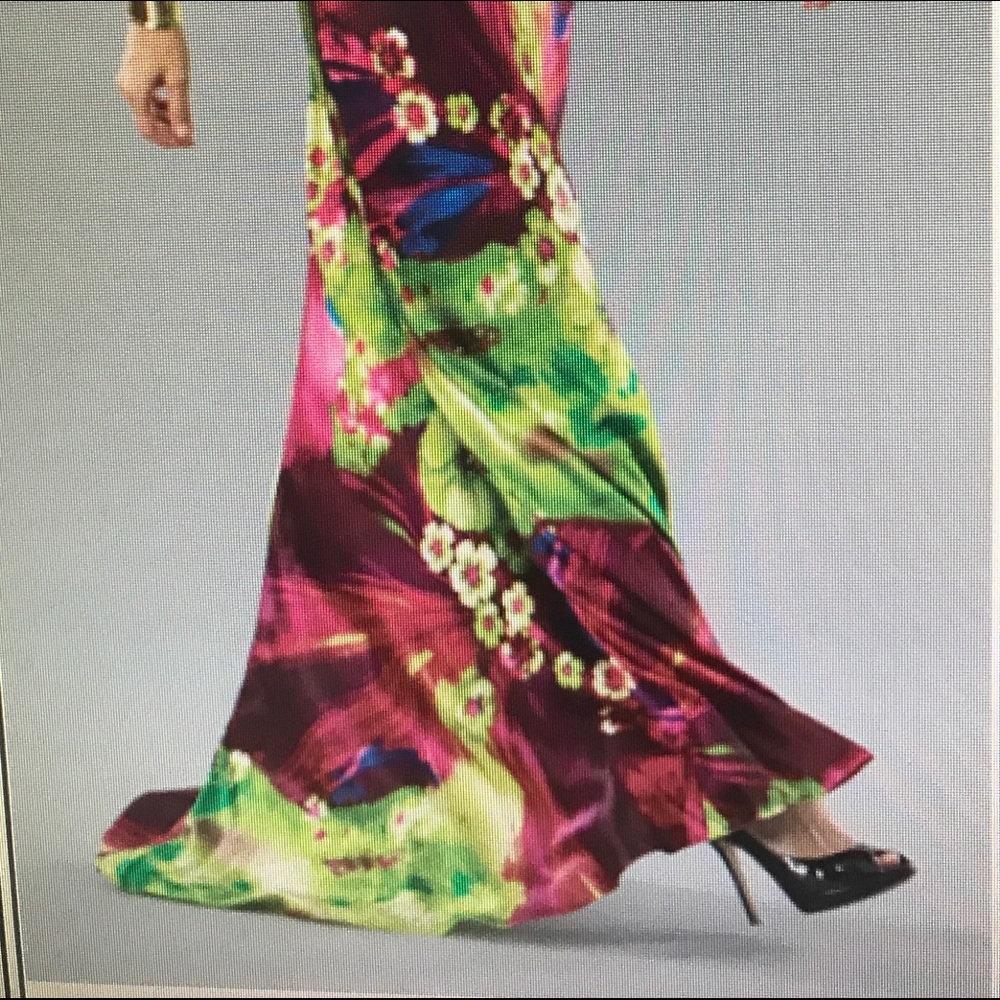 Dave & Johnny Spring/Summer Floor Length Dress